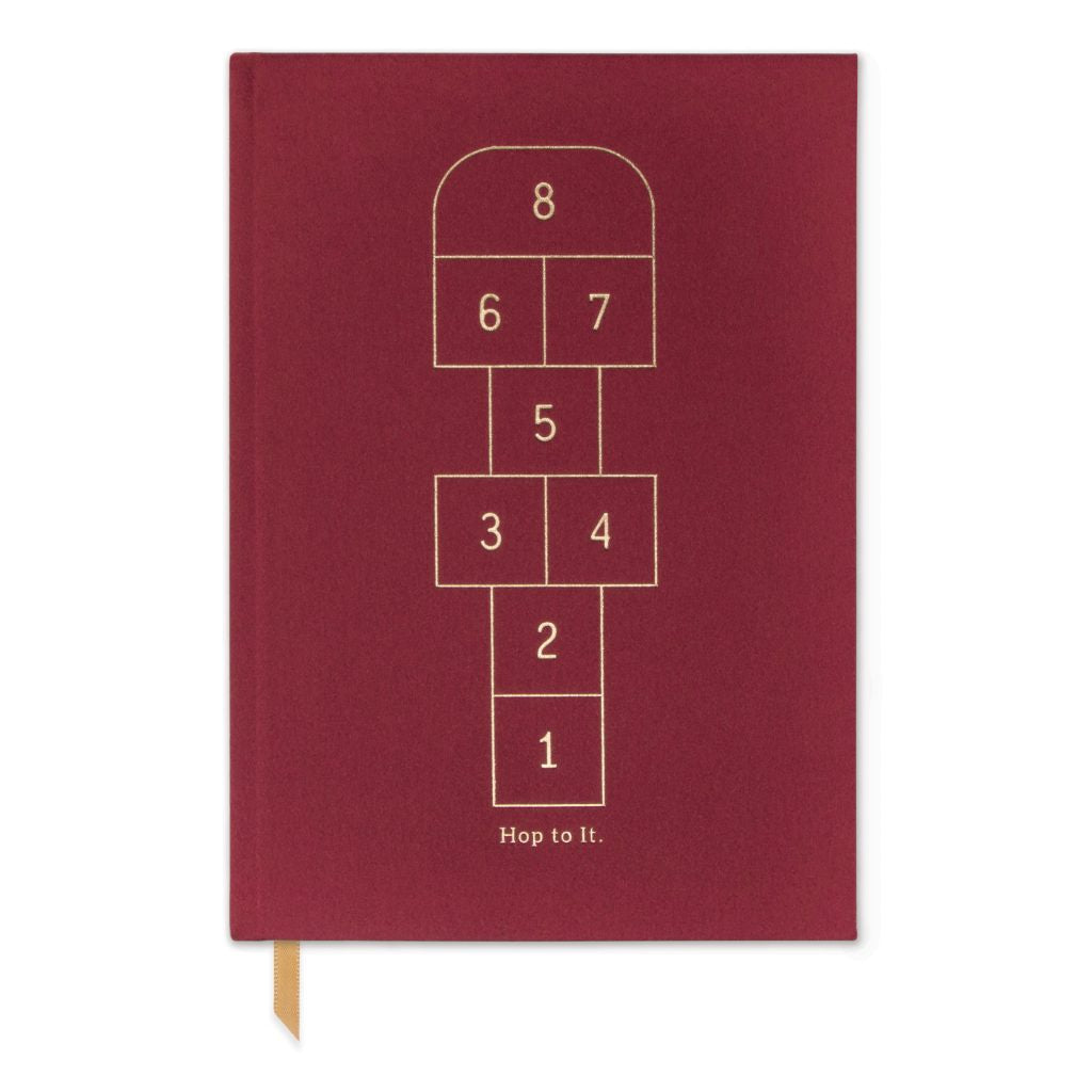 Hop to It Red Cloth Journal