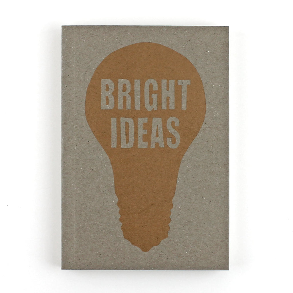Bright Ideas Letterpress Lined Notebook
