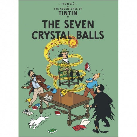 The Seven Crystal Balls Tintin Postcard