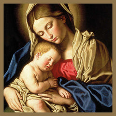 Madonna and Sleeping Child Pack of 5 Christmas Cards