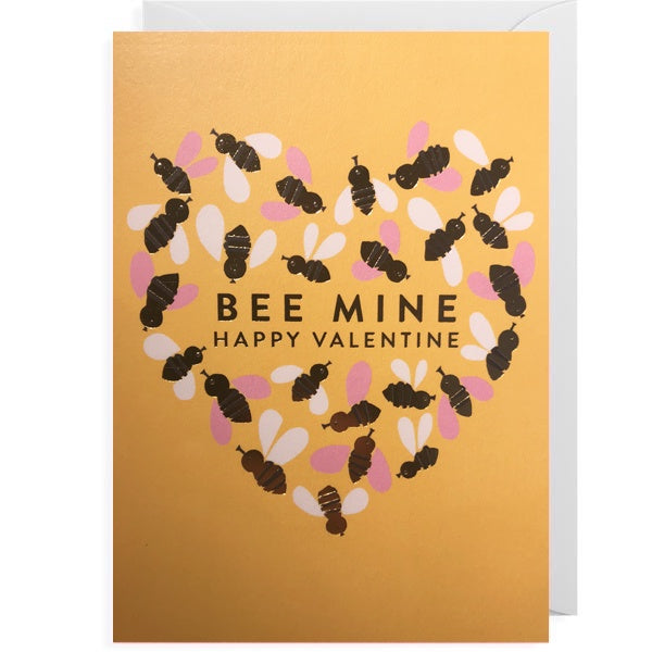Bee Mine Happy Valentine Card