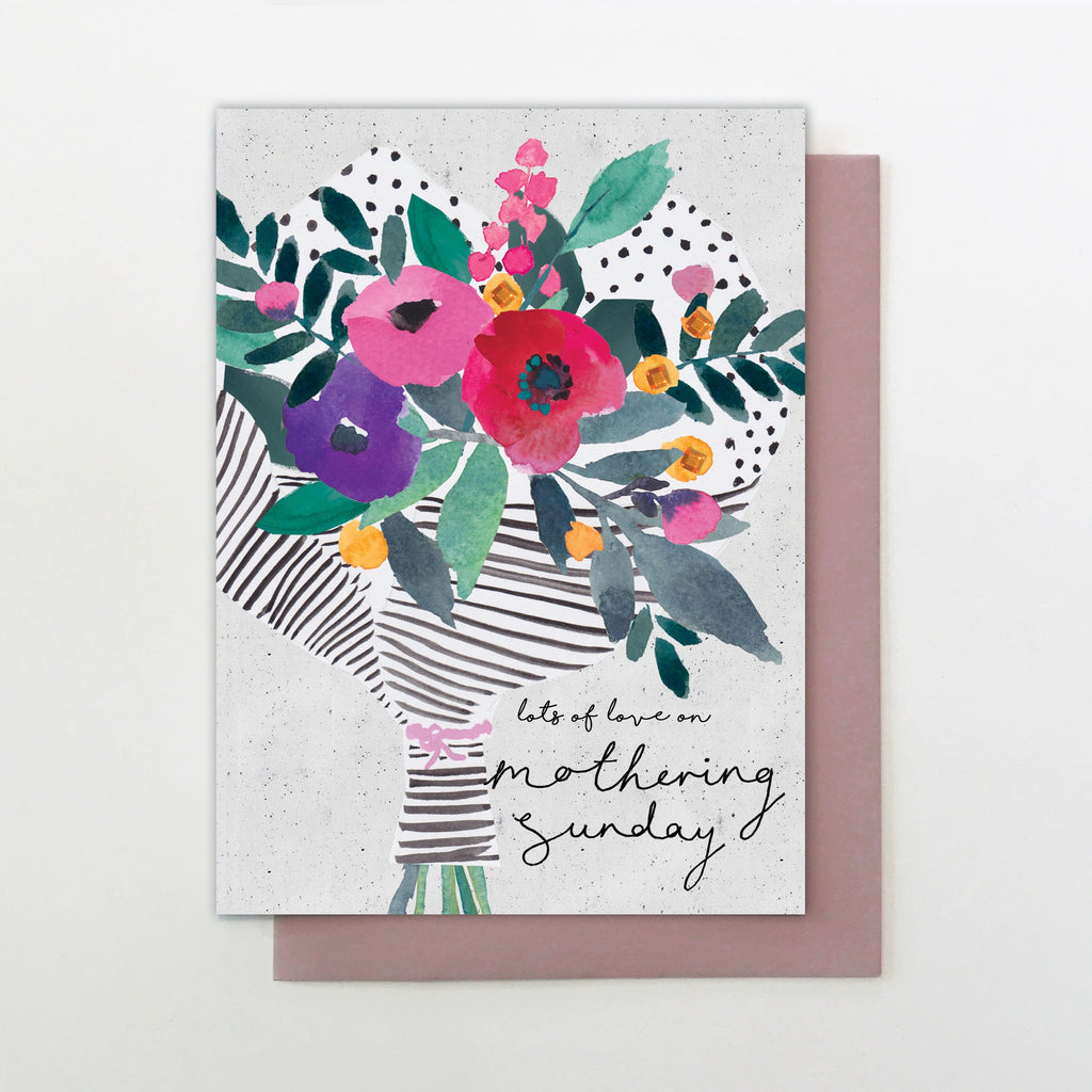 Lots of Love Bouquet Mothering Sunday Card