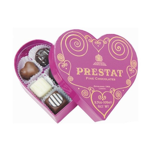 Prestat Fine Chocolate Assortment Heart Box