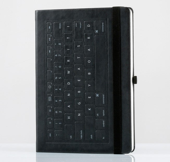A5 Dotted Keyboard Notebook Black
