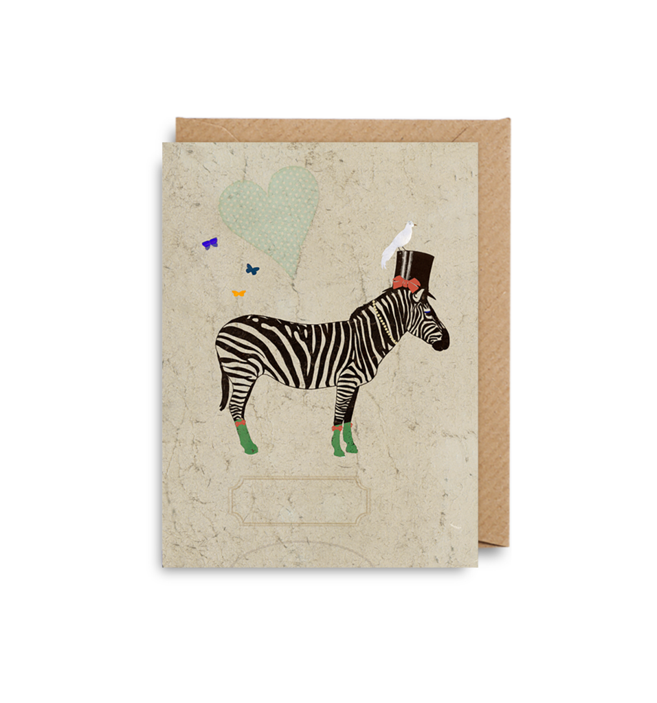 Mr Zebra Mini Card