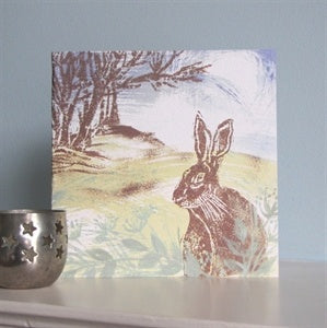 Woodland Hare Card