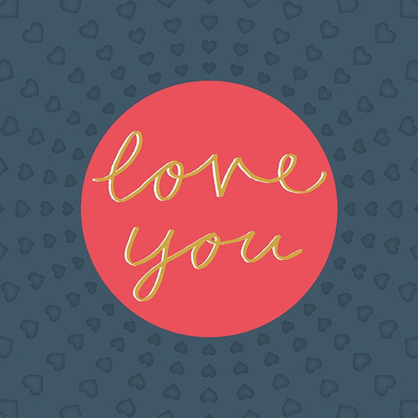 Love You Type Card