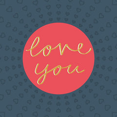 Love You Type Card