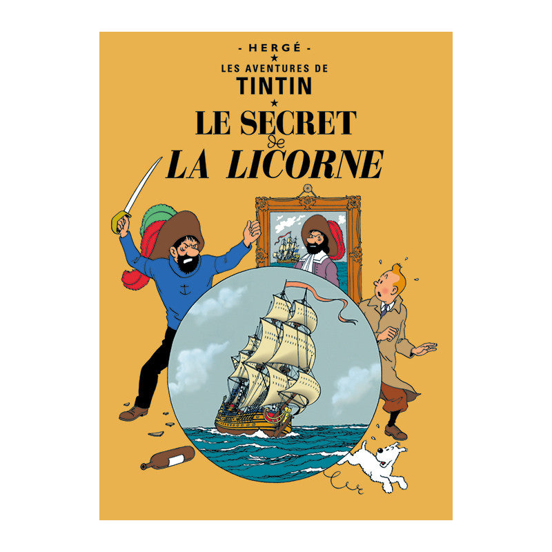 Le Secret de la Licorne Tintin Postcard