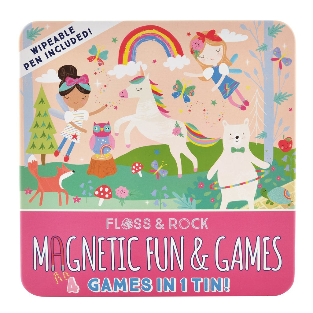 Rainbow Fairy Magnetic Games Tin