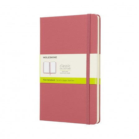 Moleskine Large Hardback Plain Notebook Daisy Pink