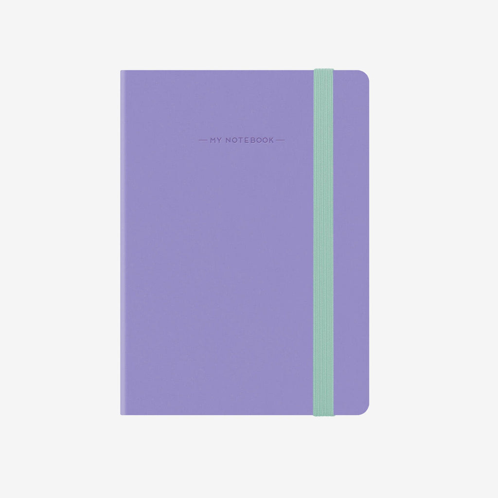 Small Plain Liliac Notebook
