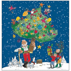 Decorating The Tree Quentin Blake Advent Card
