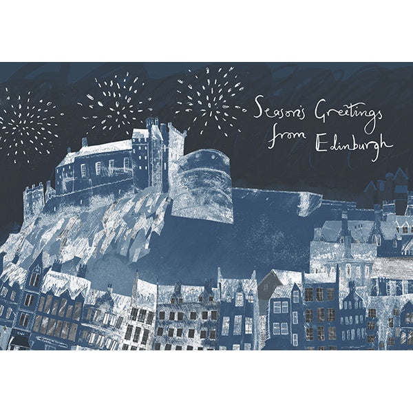 Seasons Greetings From Edinburgh Castle Card