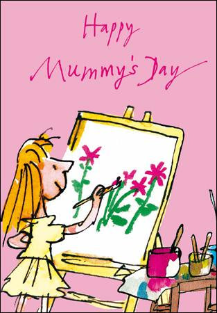 Happy Mummy's Day Girl Card