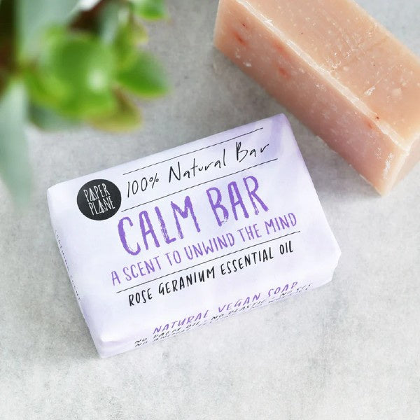 Calm 100% Natural Rose Geranium Soap Bar