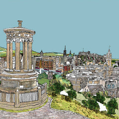 Calton Hill Edinburgh Placemat