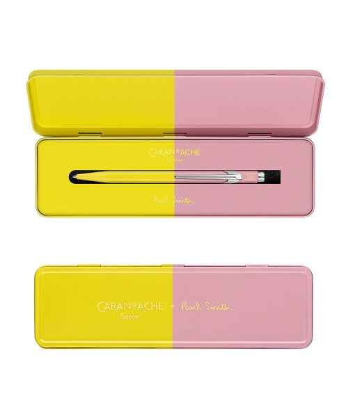 Caran D'Ache Paul Smith Ballpoint Pen Chartreuse and Rose