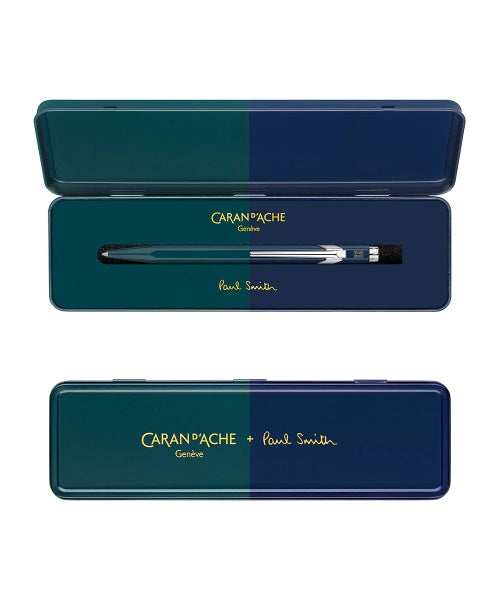 Caran D'Ache Paul Smith Ballpoint Pen Green and Navy