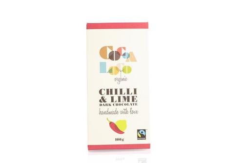 Dark Chocolate With Chilli and Lime Bar