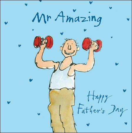 Mr Amazing Father's Day Card