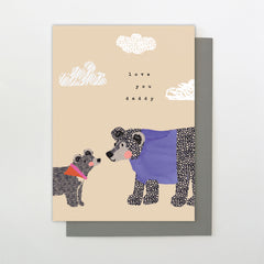 2 Bears Love You Daddy Father's Day Card