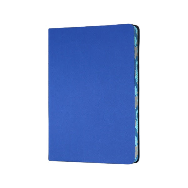 Blue Camo Edged B6 Ruled Notebook
