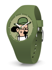 Tintin Watch - Professor Calculus in Green