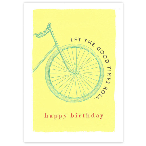 Let the Good Times Roll Birthday Card