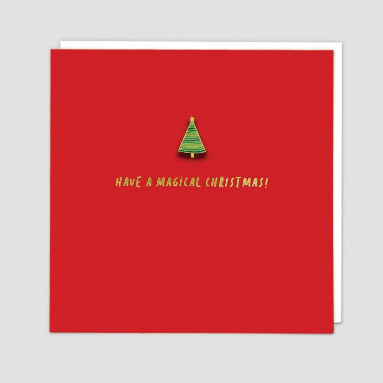 Have a Magical Christmas! Enamel Pin Badge Card