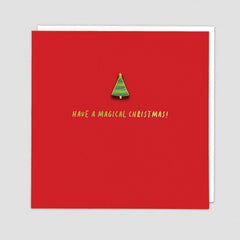 Have a Magical Christmas! Enamel Pin Badge Card