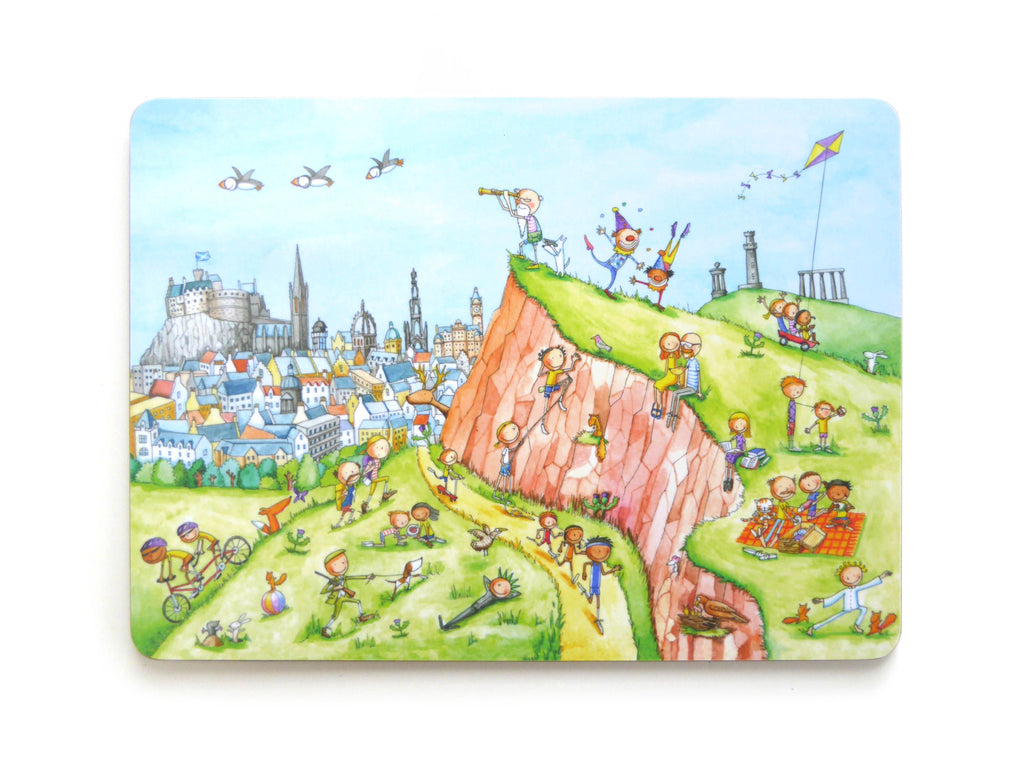 A View of Salisbury Crags Gingerpaws Placemat