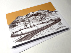 Arthur's Seat Sketch Card