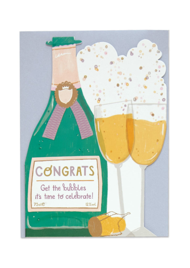 Get The Bubbles Congrats Card