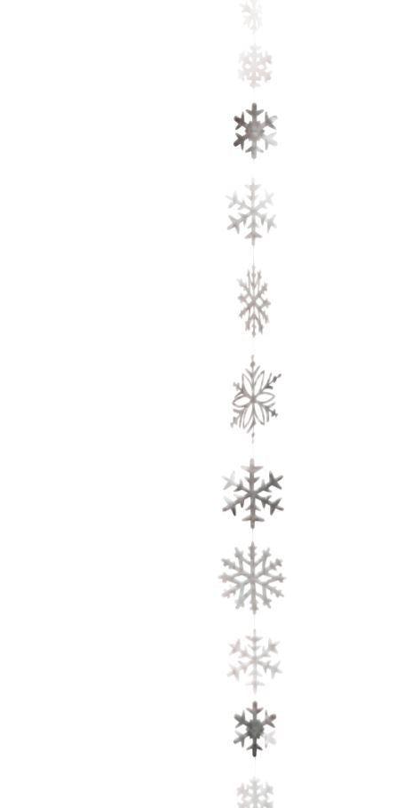 Paper Snowflake Chain 125cm
