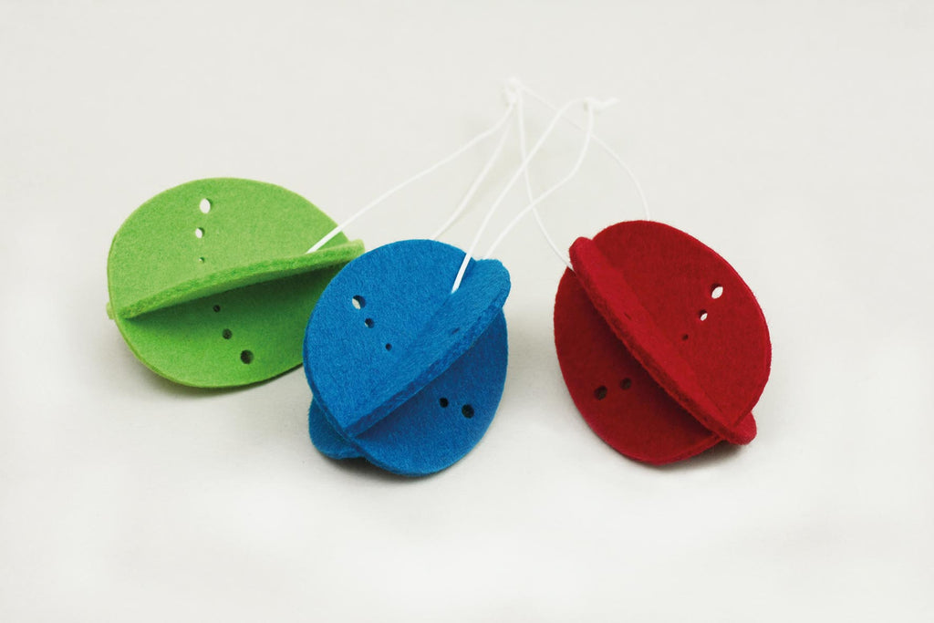 Green Felt Hanging Egg Decoration