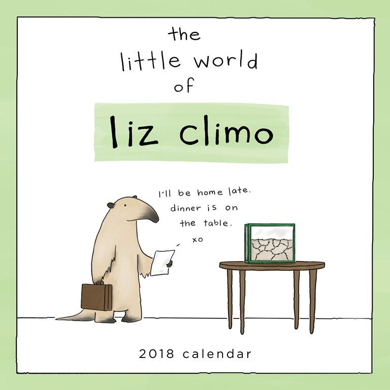 2018 The Little World Of Liz Climo Wall Calendar