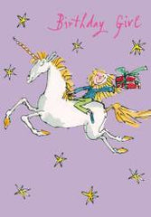 Birthday Girl Unicorn Card