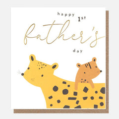 Happy 1st Father's Day Card