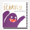 Have a Scarily Good Birthday Purple Monster Card
