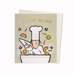 Chef Birthday Wishes Card