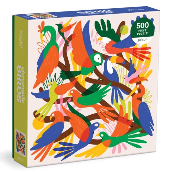 Chromatic Birds 500 Piece Jigsaw Puzzle