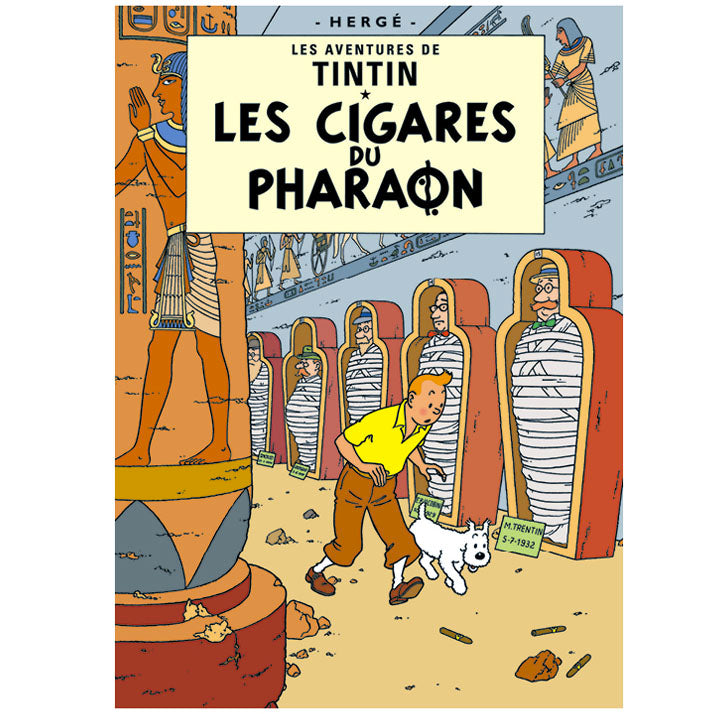 Cigars of the Pharaoh Tintin Poster