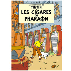 Cigars of the Pharaoh Tintin Poster