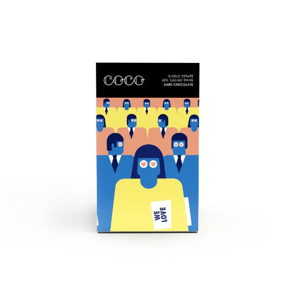 Single Estate 50% Dark Chocolate Cacao Thins 180g