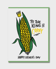 King of Corny Fathers Day Card