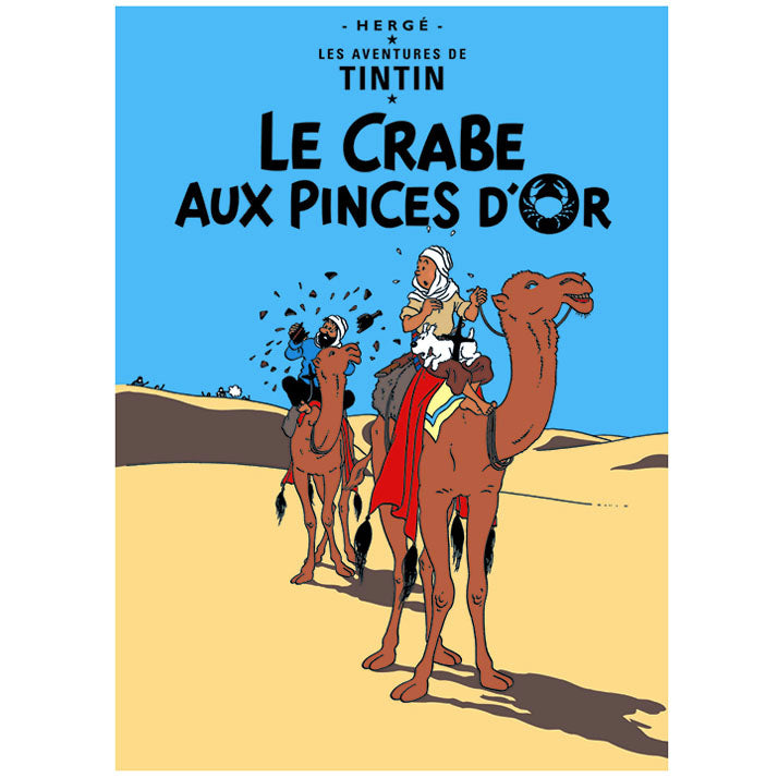 The Crab with the Golden Claws Tintin Poster