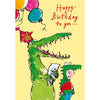 Happy Birthday To You Crocodile Quentin Blake Card
