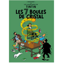 The Seven Crystal Balls Tintin Poster