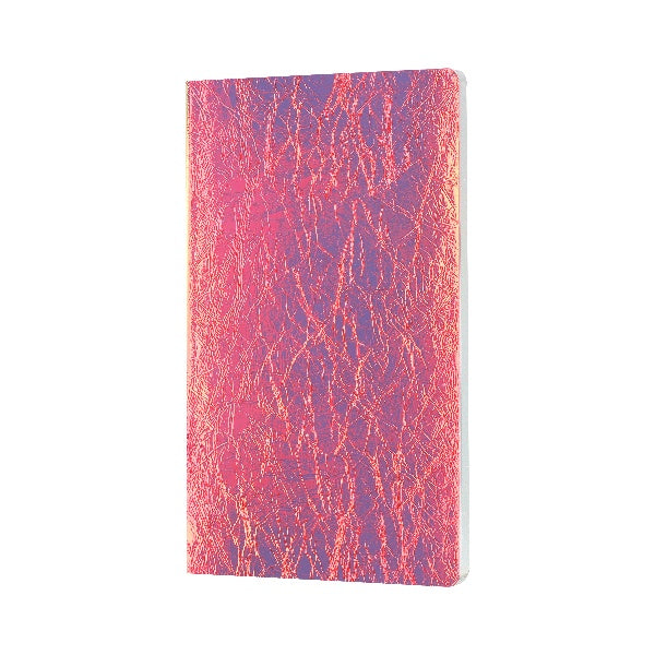 Pink Iridescencent A5 Slim Ruled Notebook